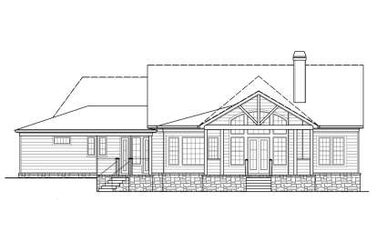 Craftsman House Plan #699-00157 Elevation Photo