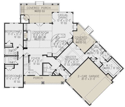 Main Floor for House Plan #699-00157
