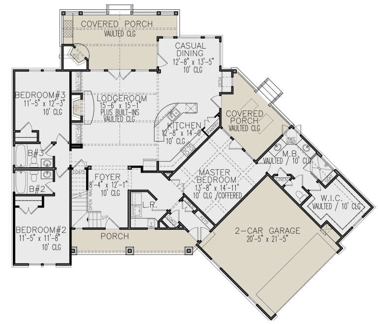 House Plan House Plan #21110 Drawing 1