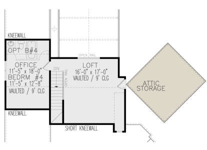 Second Floor for House Plan #699-00157