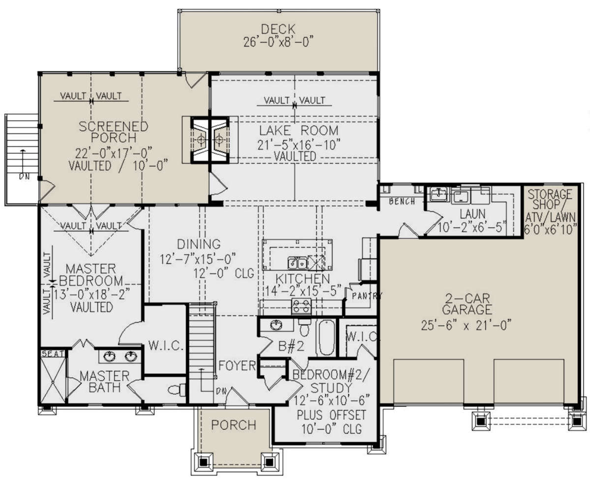 Main Floor for House Plan #699-00158
