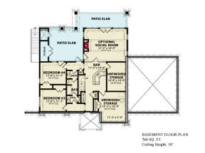 Basement for House Plan #699-00158