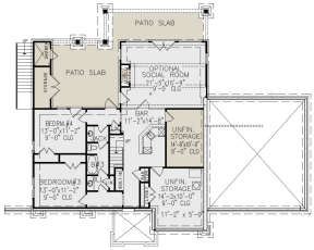 Basement for House Plan #699-00158