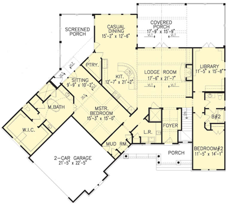 House Plan House Plan #21112 Drawing 1