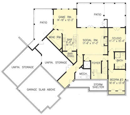 Basement for House Plan #699-00159