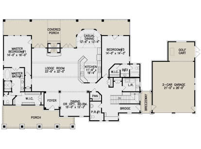 Main Floor for House Plan #699-00160