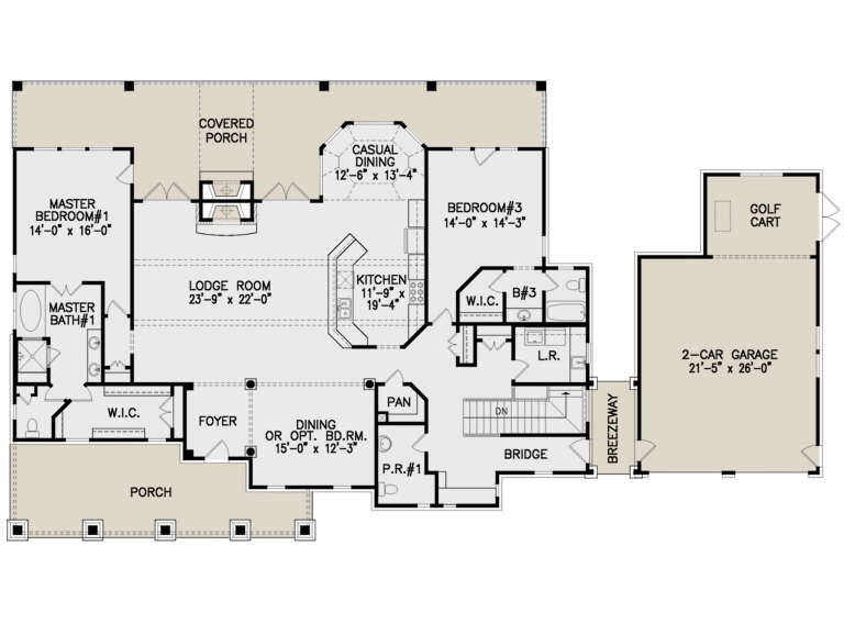 House Plan House Plan #21113 Drawing 1