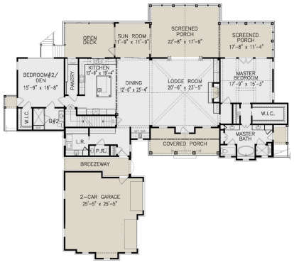 Main Floor for House Plan #699-00161