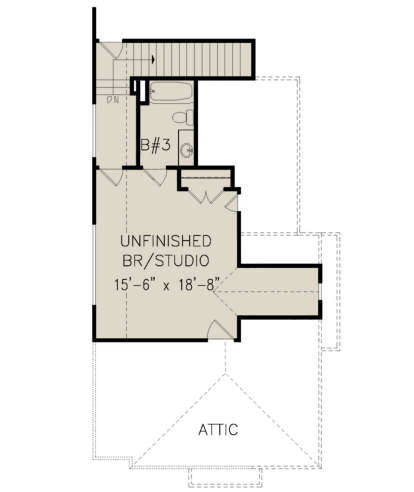 Second Floor for House Plan #699-00161