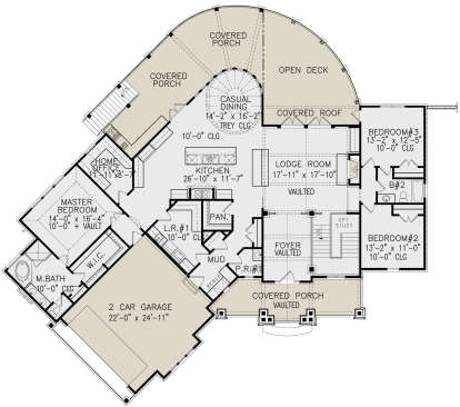 Main Floor for House Plan #699-00162
