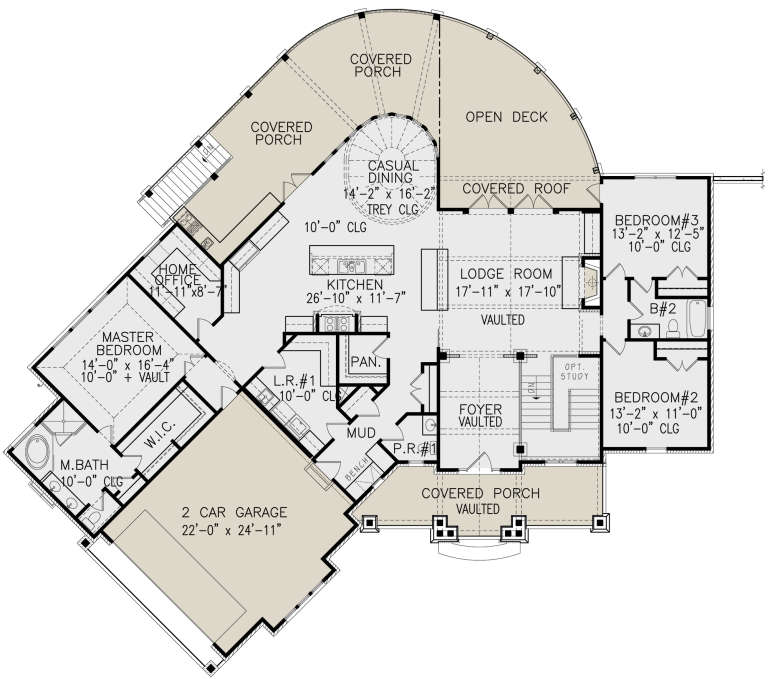 House Plan House Plan #21115 Drawing 1