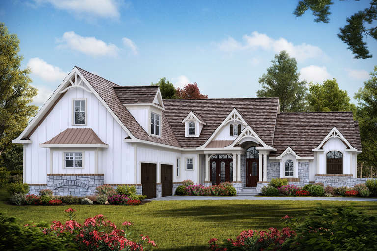 House Plan House Plan #21116 Front Elevation 