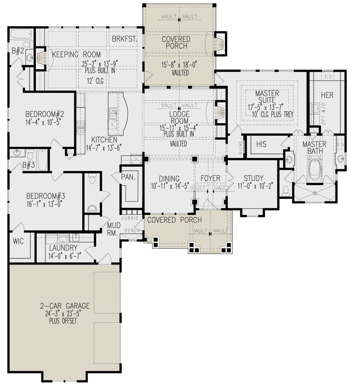 Main Floor for House Plan #699-00163
