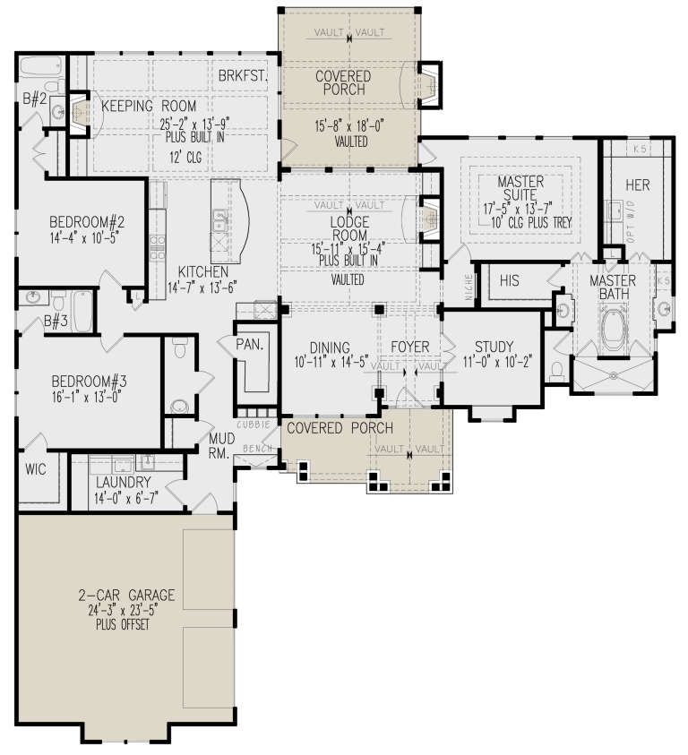 House Plan House Plan #21116 Drawing 1