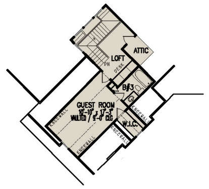 Second Floor for House Plan #699-00164