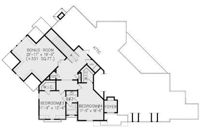 Second Floor for House Plan #699-00165