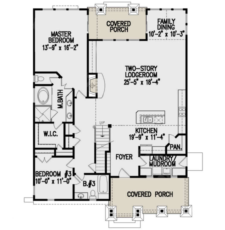 House Plan House Plan #21121 Drawing 1