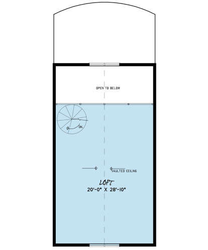 Loft for House Plan #8318-00115