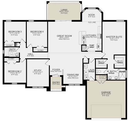 House Plan House Plan #21123 Drawing 1