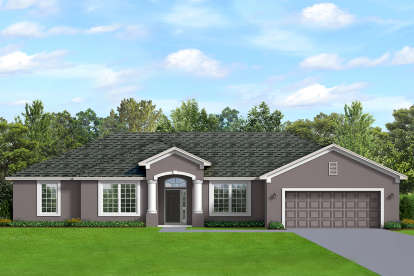 Ranch House Plan #3978-00202 Elevation Photo