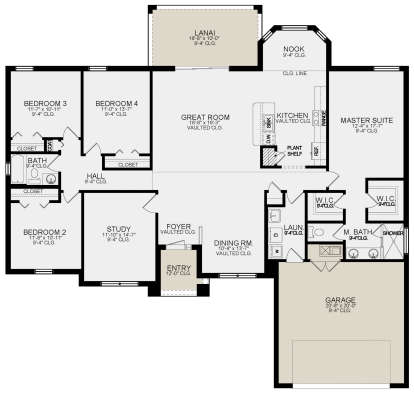 Main Floor for House Plan #3978-00202