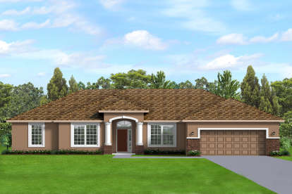 Ranch House Plan #3978-00203 Elevation Photo