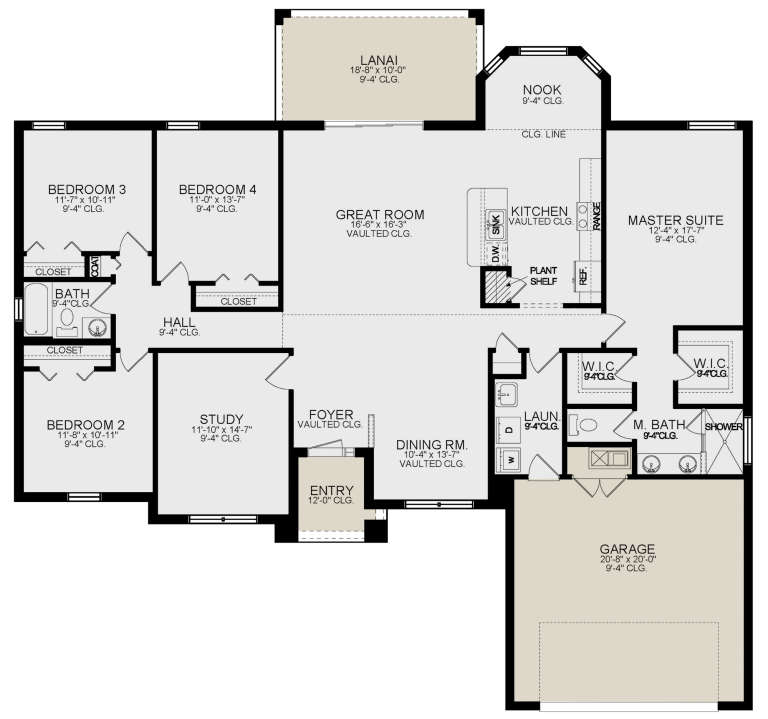 House Plan House Plan #21125 Drawing 1