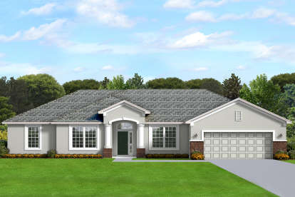 Ranch House Plan #3978-00204 Elevation Photo