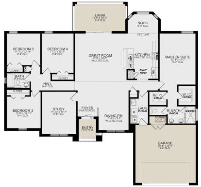 Main Floor for House Plan #3978-00204
