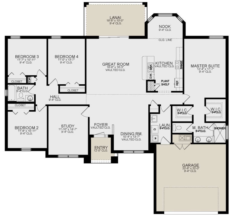 House Plan House Plan #21126 Drawing 1