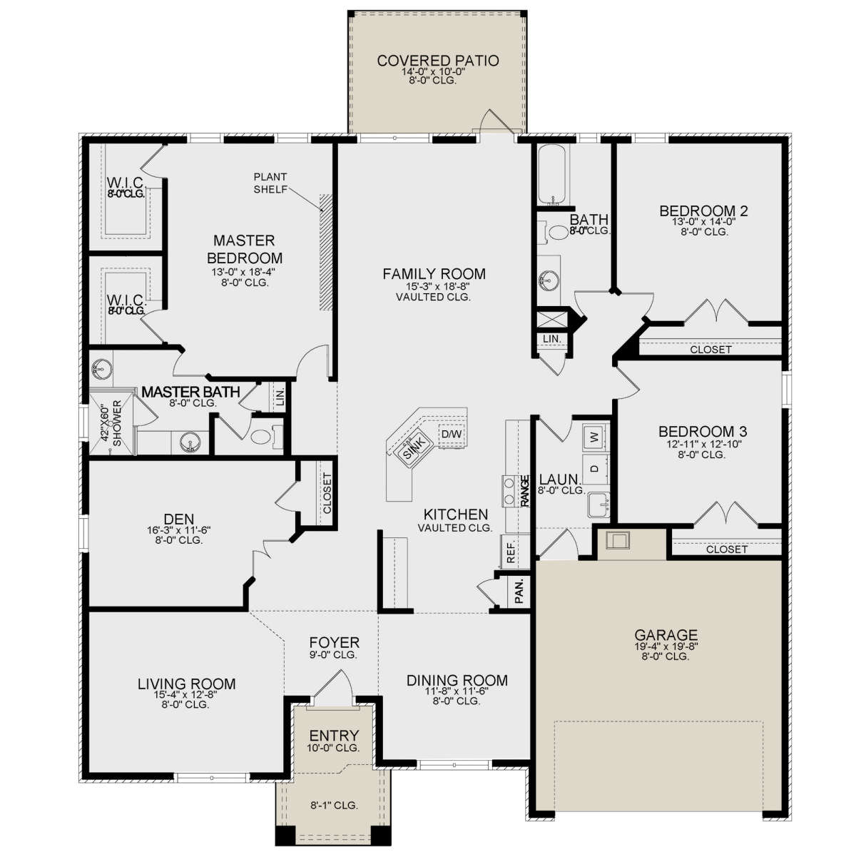 Main Floor for House Plan #3978-00205