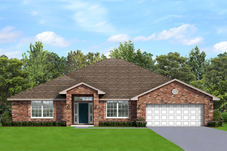 House Plan House Plan #21128 Front Elevation 