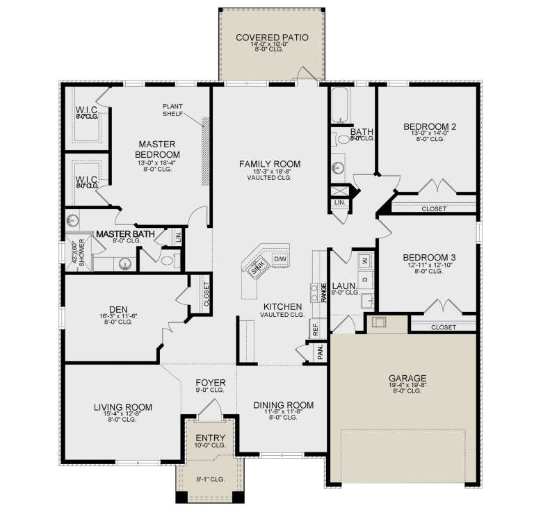 House Plan House Plan #21128 Drawing 1