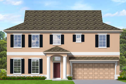 Florida House Plan #3978-00212 Elevation Photo