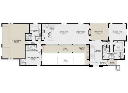 Main Floor for House Plan #3978-00217