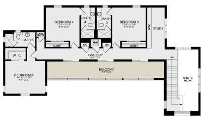 Second Floor for House Plan #3978-00217