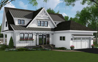 Modern Farmhouse House Plan #098-00315 Elevation Photo