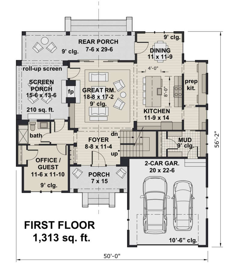 House Plan House Plan #21140 Drawing 1