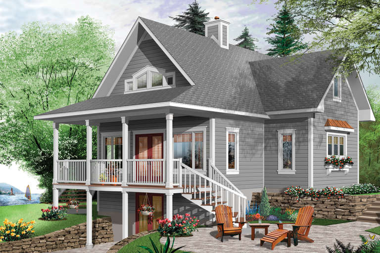 House Plan House Plan #21144 Front Elevation 