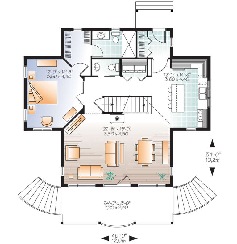 House Plan House Plan #21144 Drawing 1