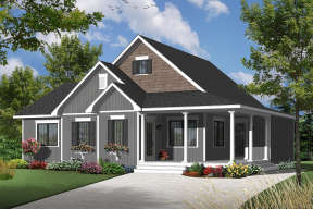 Country House Plan #034-01158 Elevation Photo