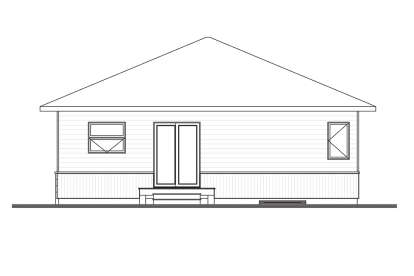 Contemporary House Plan #034-01161 Elevation Photo