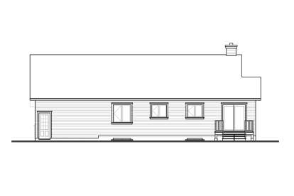 Ranch House Plan #034-01164 Elevation Photo