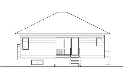 Contemporary House Plan #034-01167 Elevation Photo