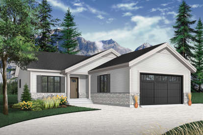 Northwest House Plan #034-01171 Elevation Photo