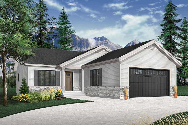 House Plan House Plan #21158 Front Elevation 