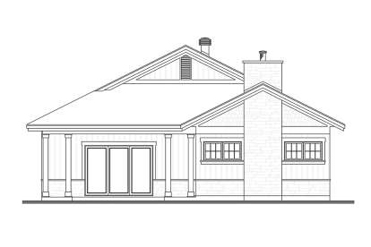 Craftsman House Plan #034-01172 Elevation Photo