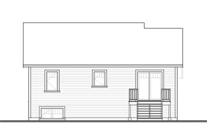 Ranch House Plan #034-01179 Elevation Photo