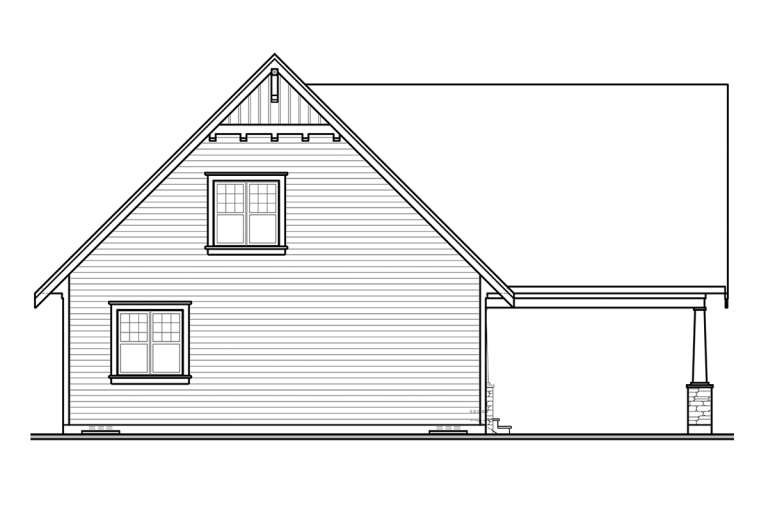Country House Plan #034-01182 Elevation Photo