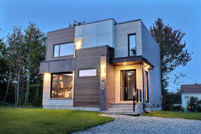 Contemporary House Plan #034-01183 Elevation Photo